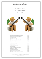 Weihnachtslieder für 2 Fagotte